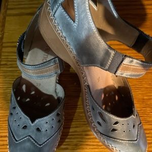 Remonte Blue Mary Jane Shoe